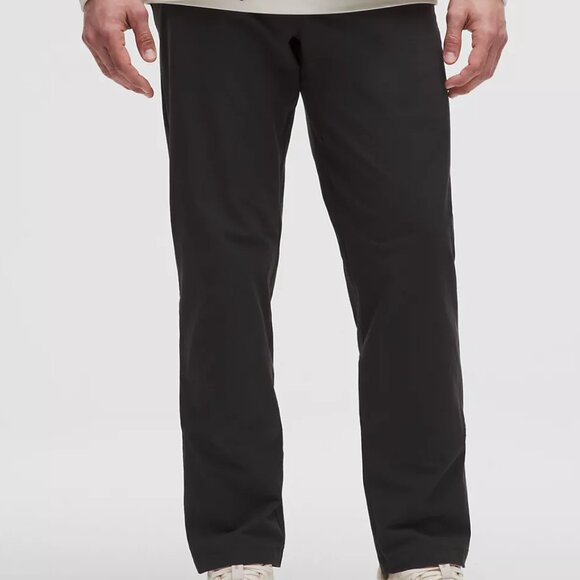 BNWT Lululemon ABC Classic-Fit Trouser 30L Stretch Cotton VersaTwill, Black, - Picture 1 of 5